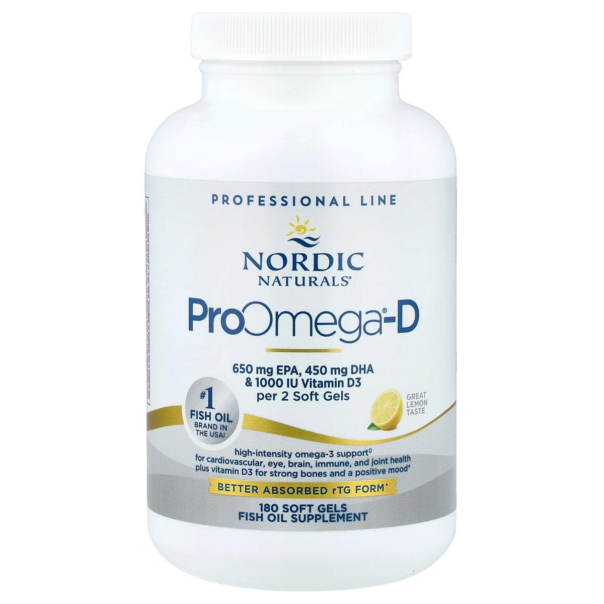 ProOmega-D Softgels, Great Lemon