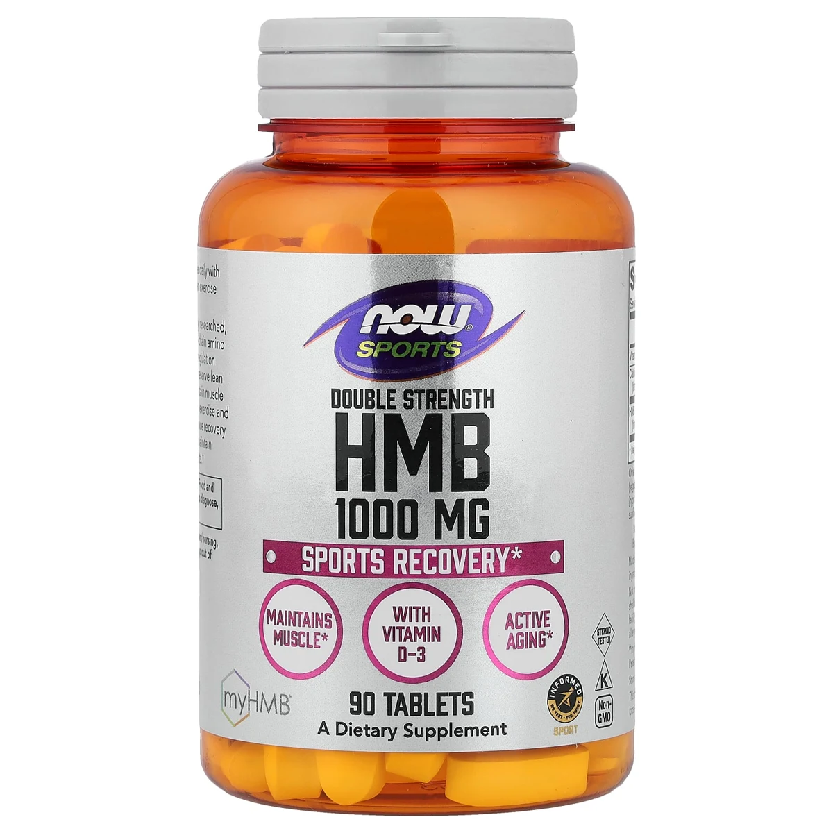 Sports Tablets, HMB With Vitamin D-3, 1,000 mg