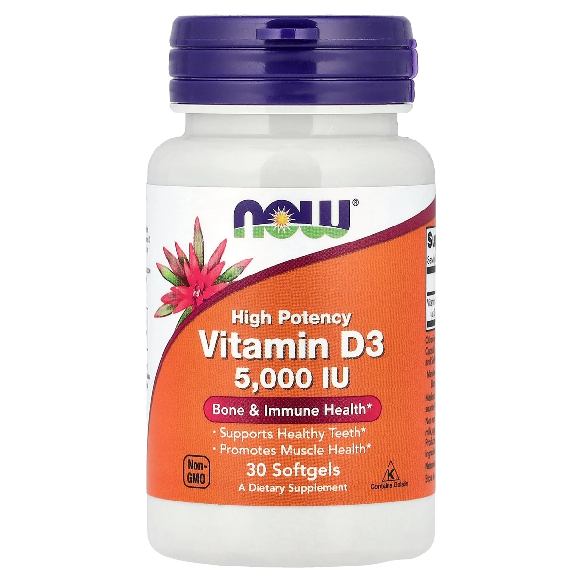 Vitamin D3, High Potency, 5,000 IU