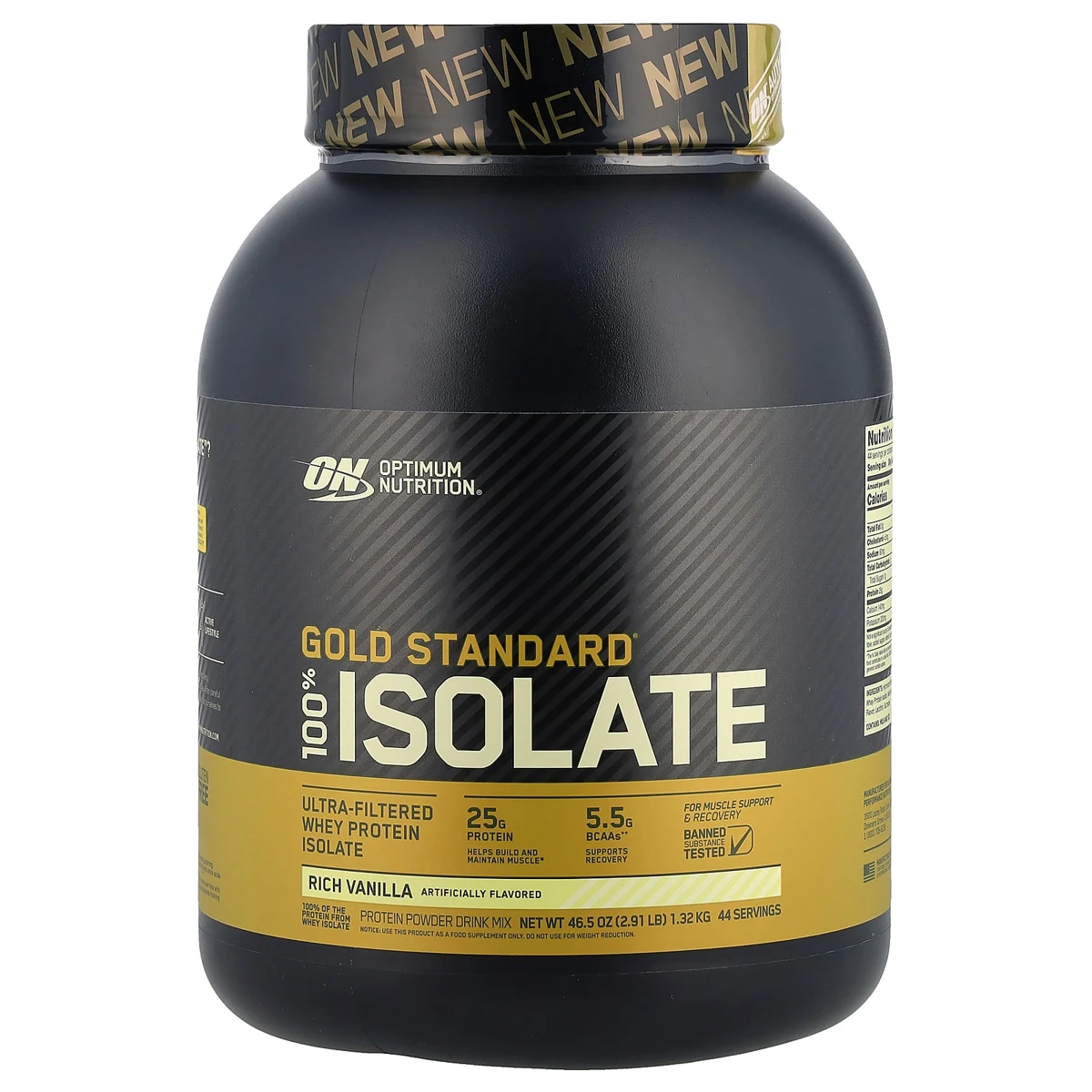 Gold Standard 100% Isolate, Rich Vanilla