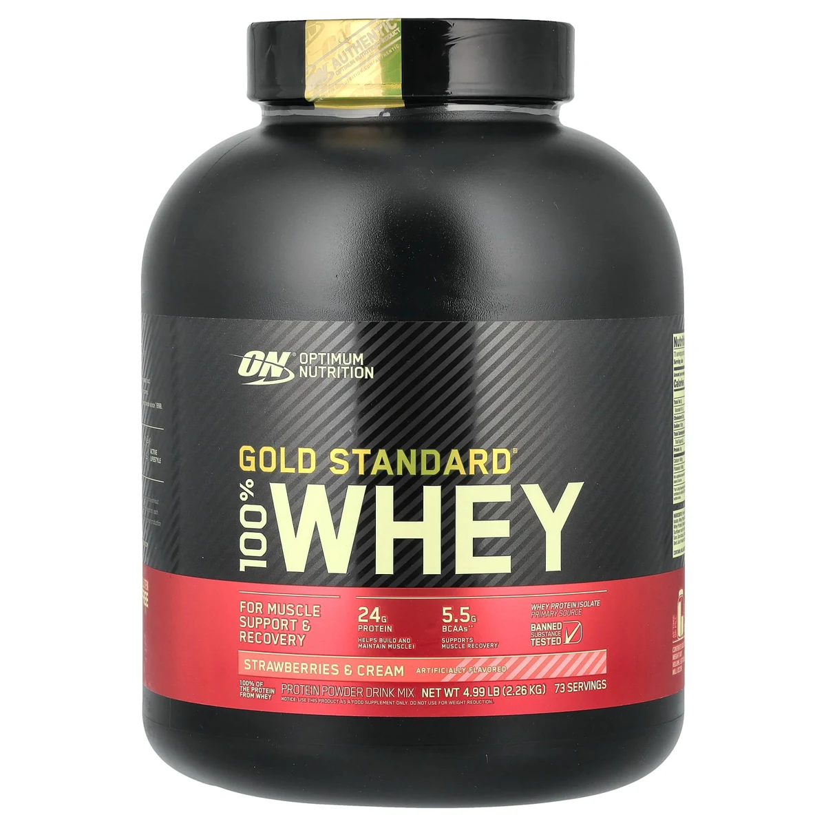 Gold Standard 100% Whey, Strawberries & Cream