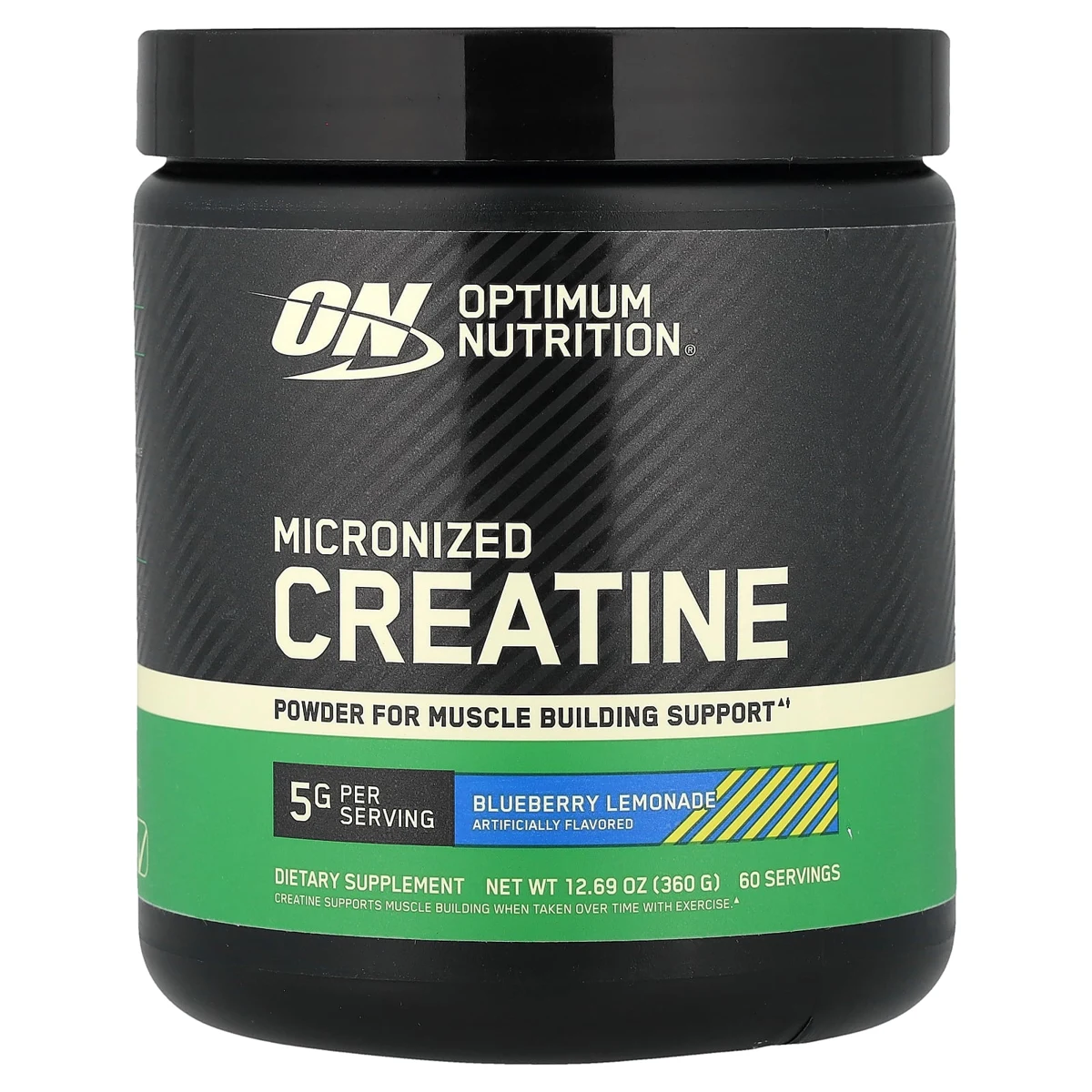 Micronized Creatine Powder, Blueberry Lemonade