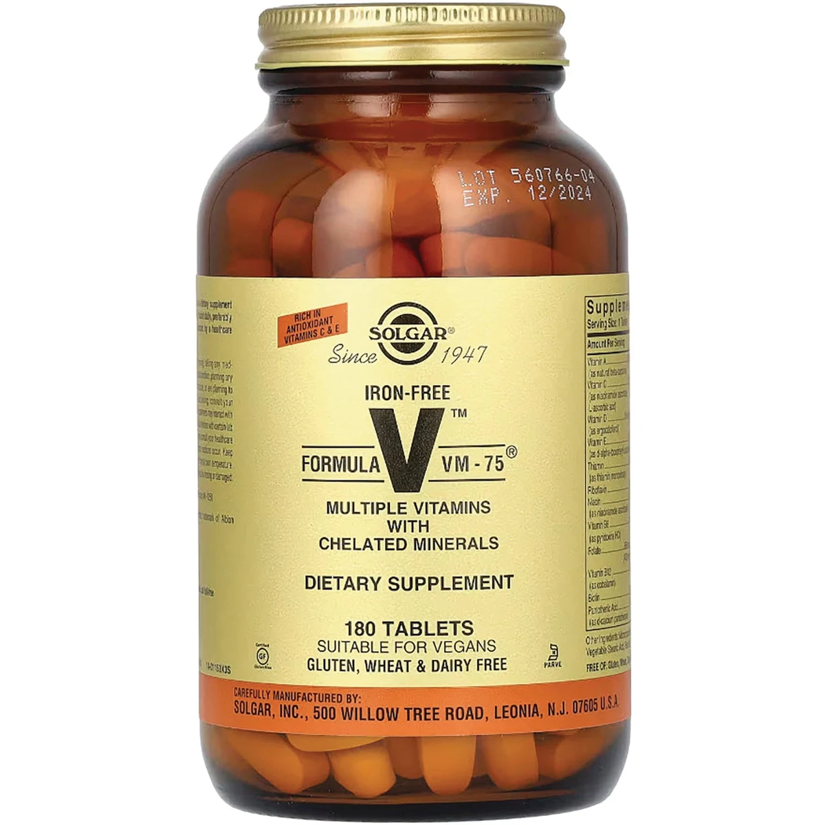 Formula VM-75 Iron-Free