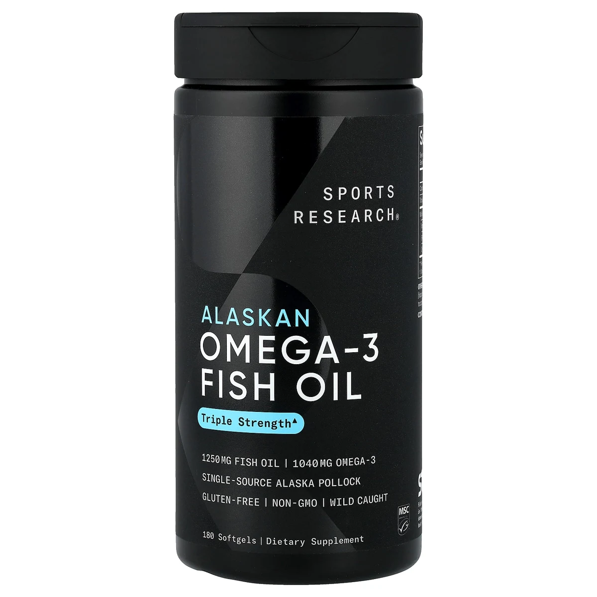 Alaskan Omega-3 Fish Oil Softgels, Triple Strength