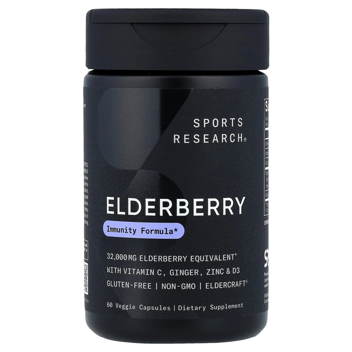 Elderberry With Vitamin C Capsules, Ginger, Zinc & D3
