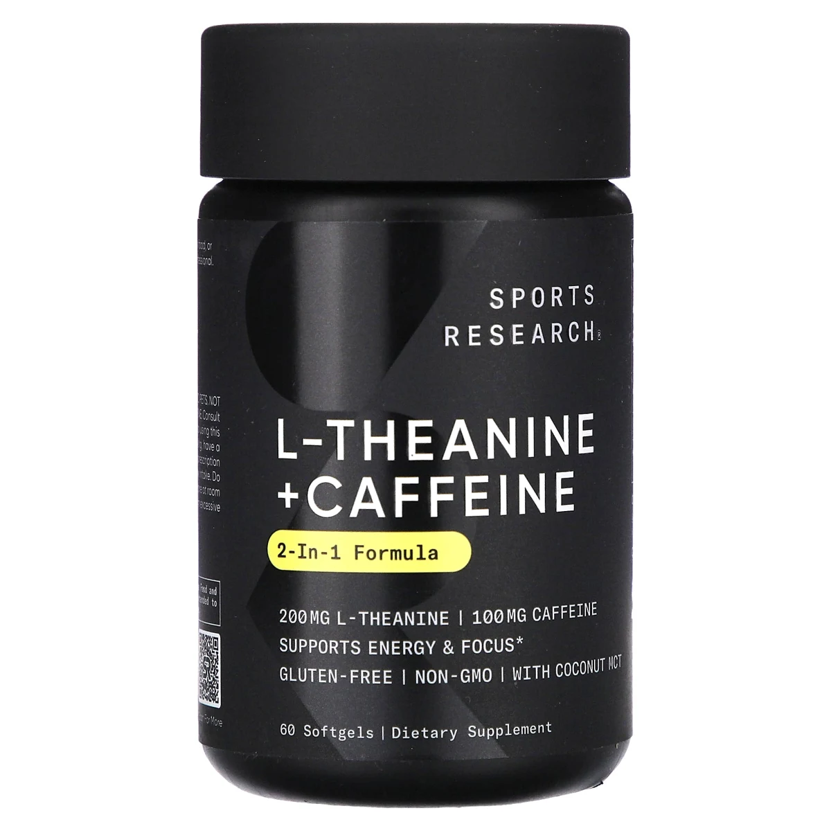 L-Theanine & Caffeine Softgels, 2-in-1 Formula