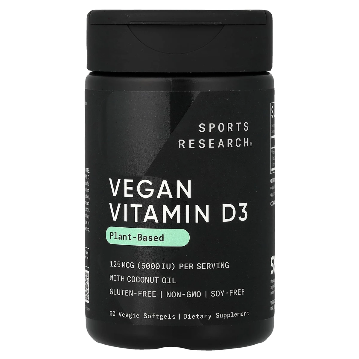 Vegan Vitamin D3, 125 mcg (5,000 IU)