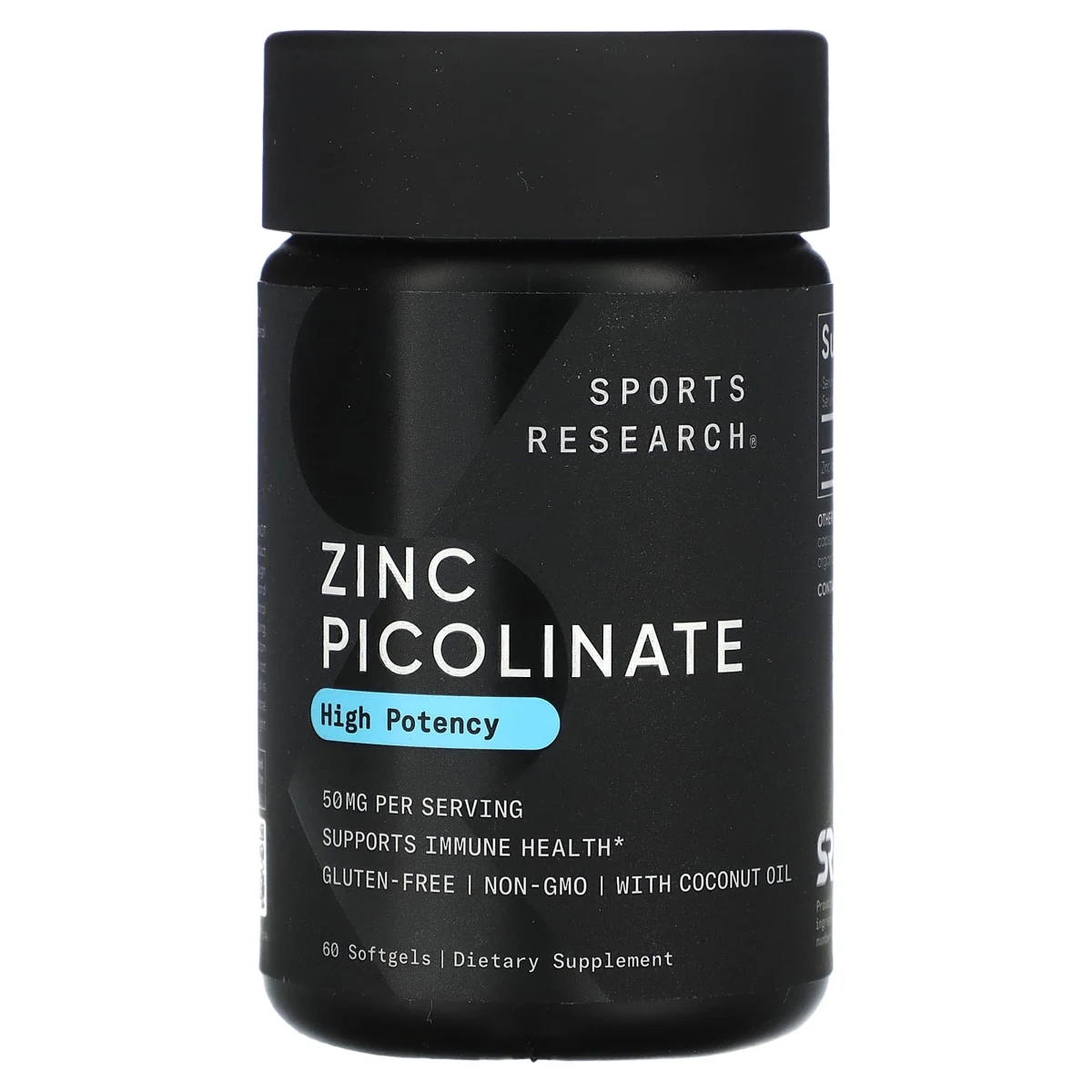 Zinc Picolinate Softgels, High Potency , 50 mg