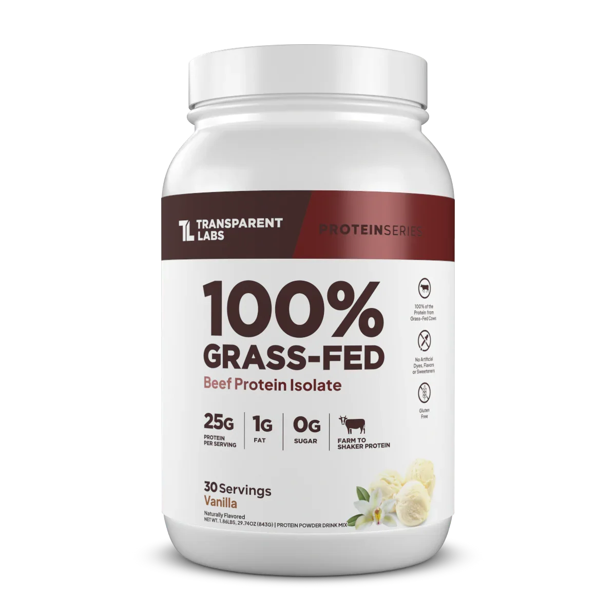 Grass-Fed Beef Protein Isolate — image 1 of 2