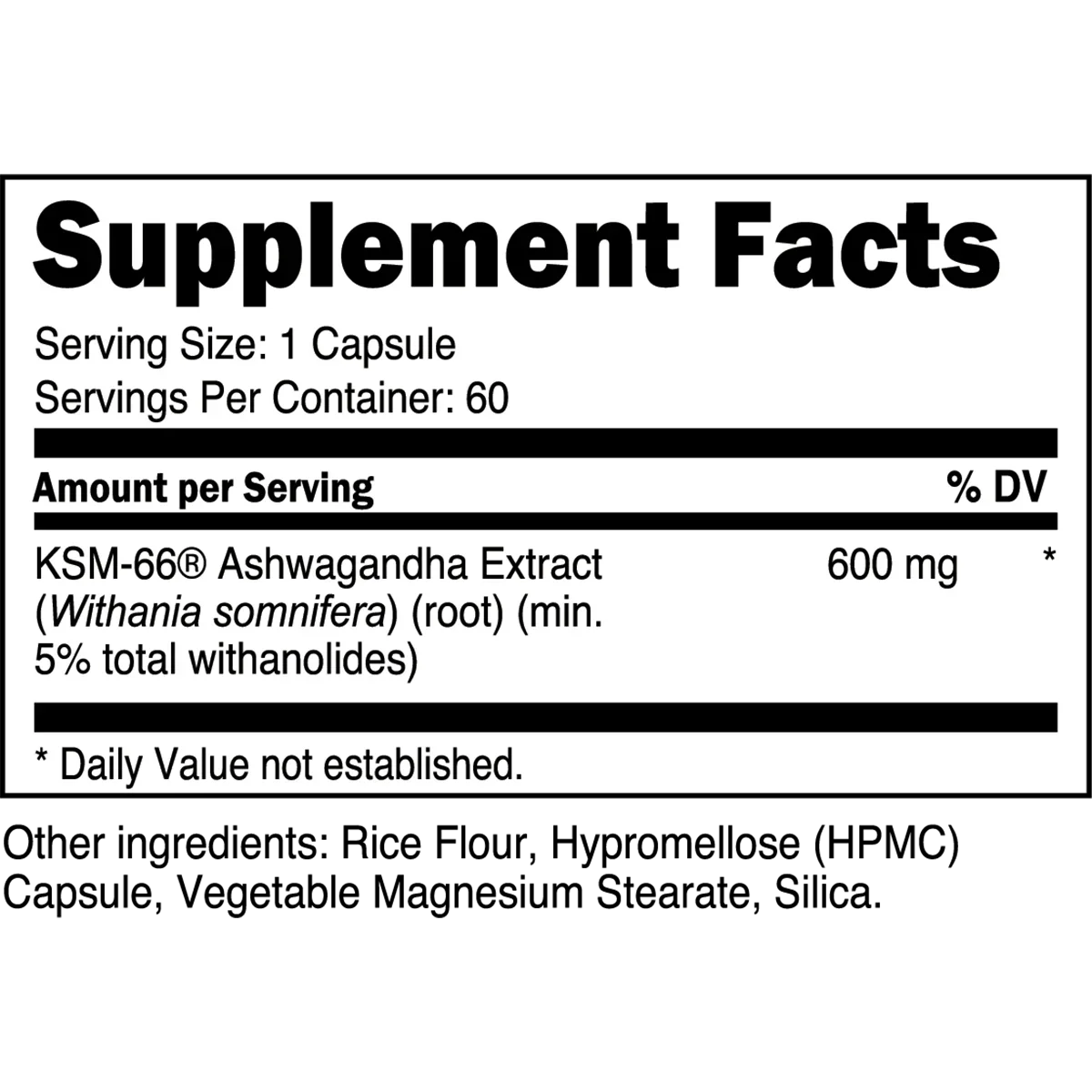 KSM-66 Ashwagandha Supplement — image 2 of 2