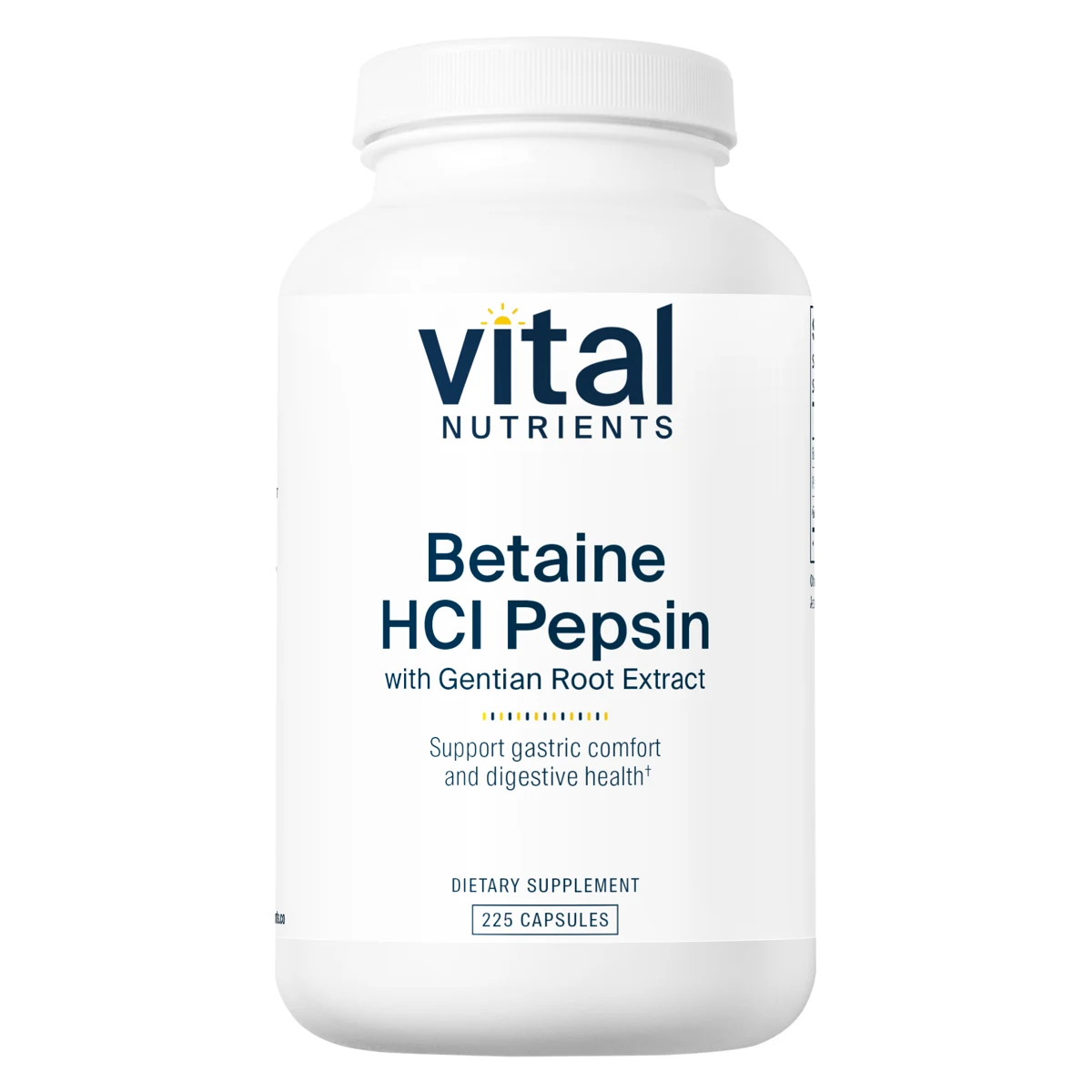 Betaine HCl Pepsin Gentian Root Extract