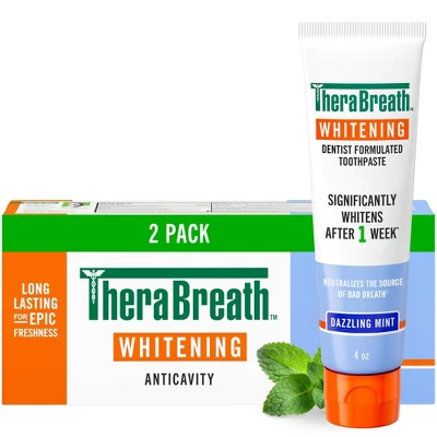 TheraBreath Whitening Fresh Breath Toothpaste