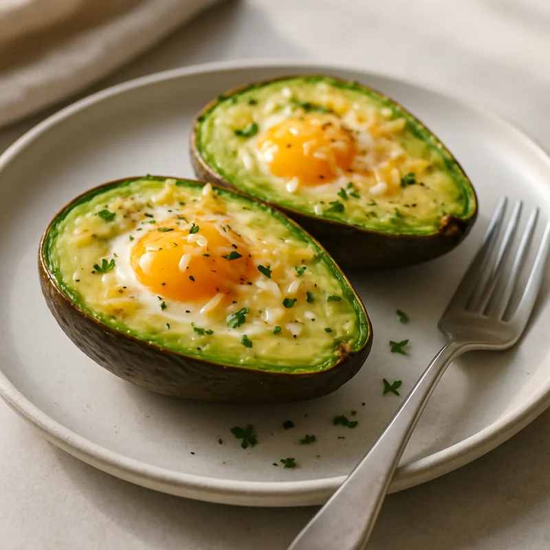 Baked Eggs in Avocado