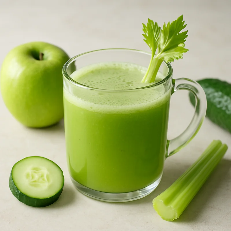 Green Apple-Celery-Cucumber Juice
