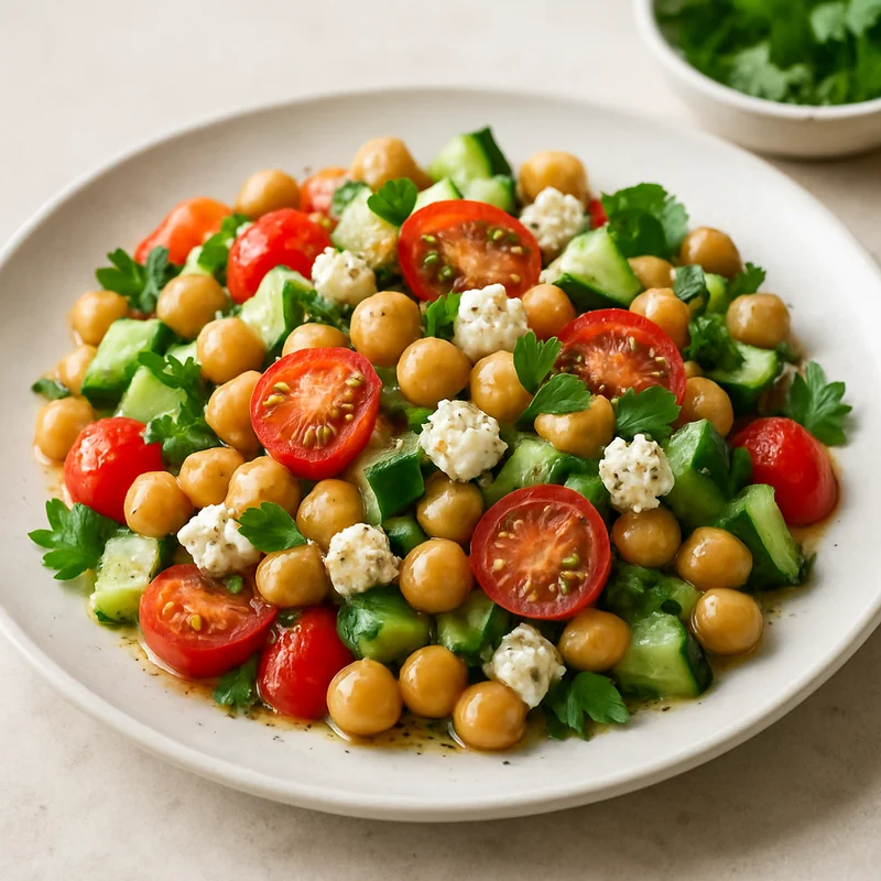 Mediterranean Chickpea Salad