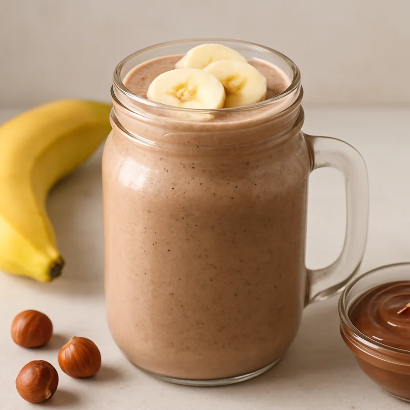 Hazelnut-Banana Shake