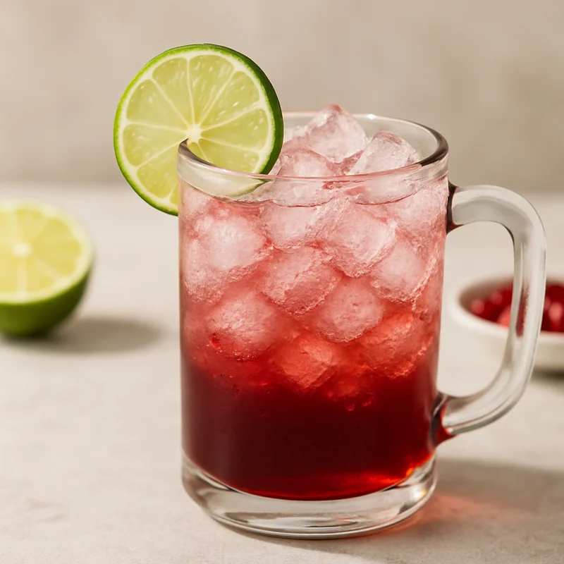 Pomegranate-Lime Spritz