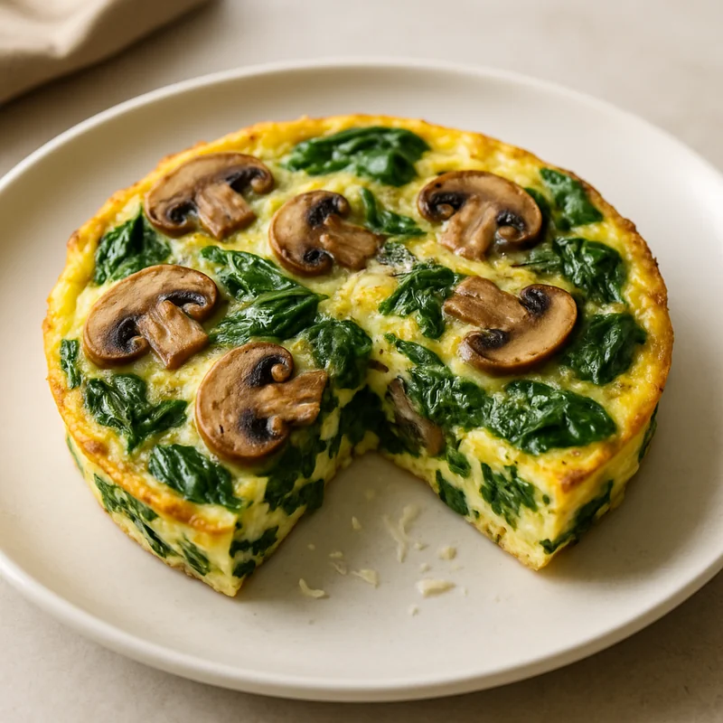Spinach & Mushroom Frittata