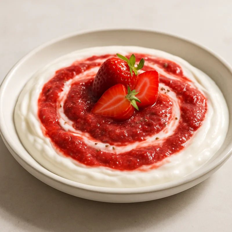 Strawberry Chia Jam Yogurt