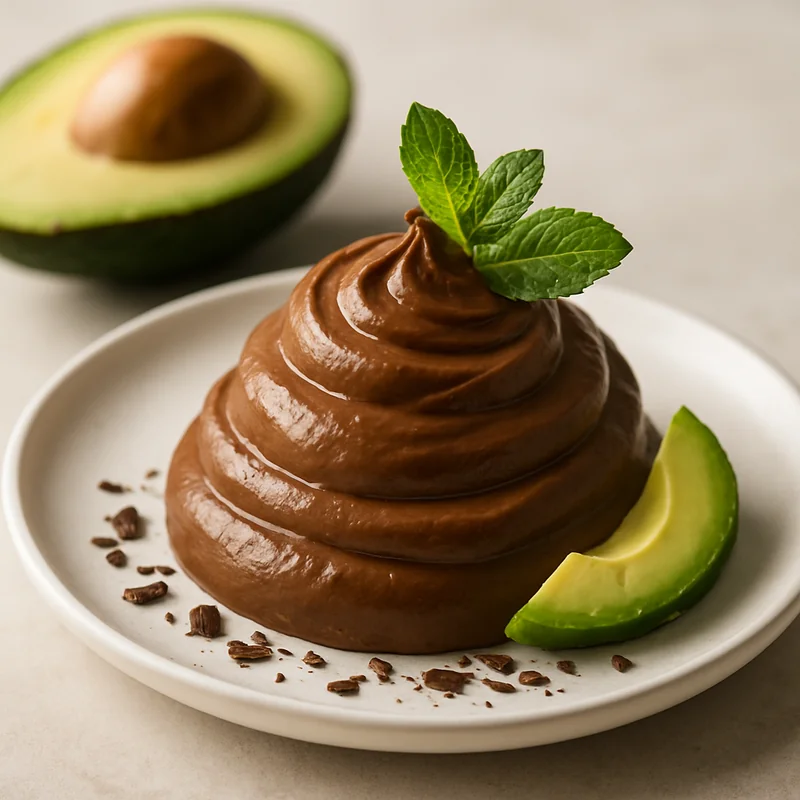 Vegan Avocado Chocolate Mousse