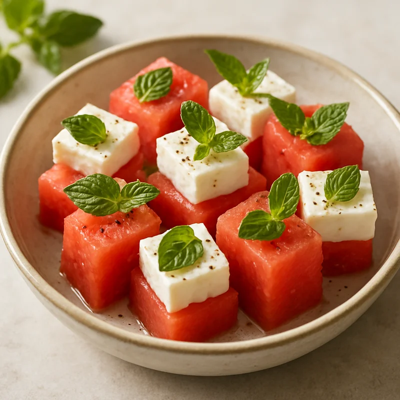 Watermelon Feta Bites