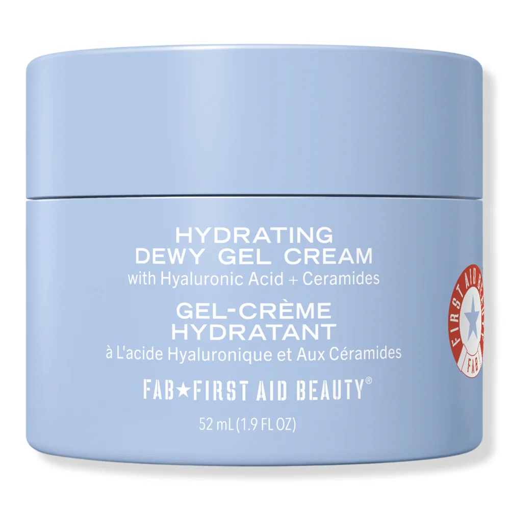 First Aid Beauty Hydrating Dewy Gel Cream Moisturizer with Hyaluronic Acid +Ceramides