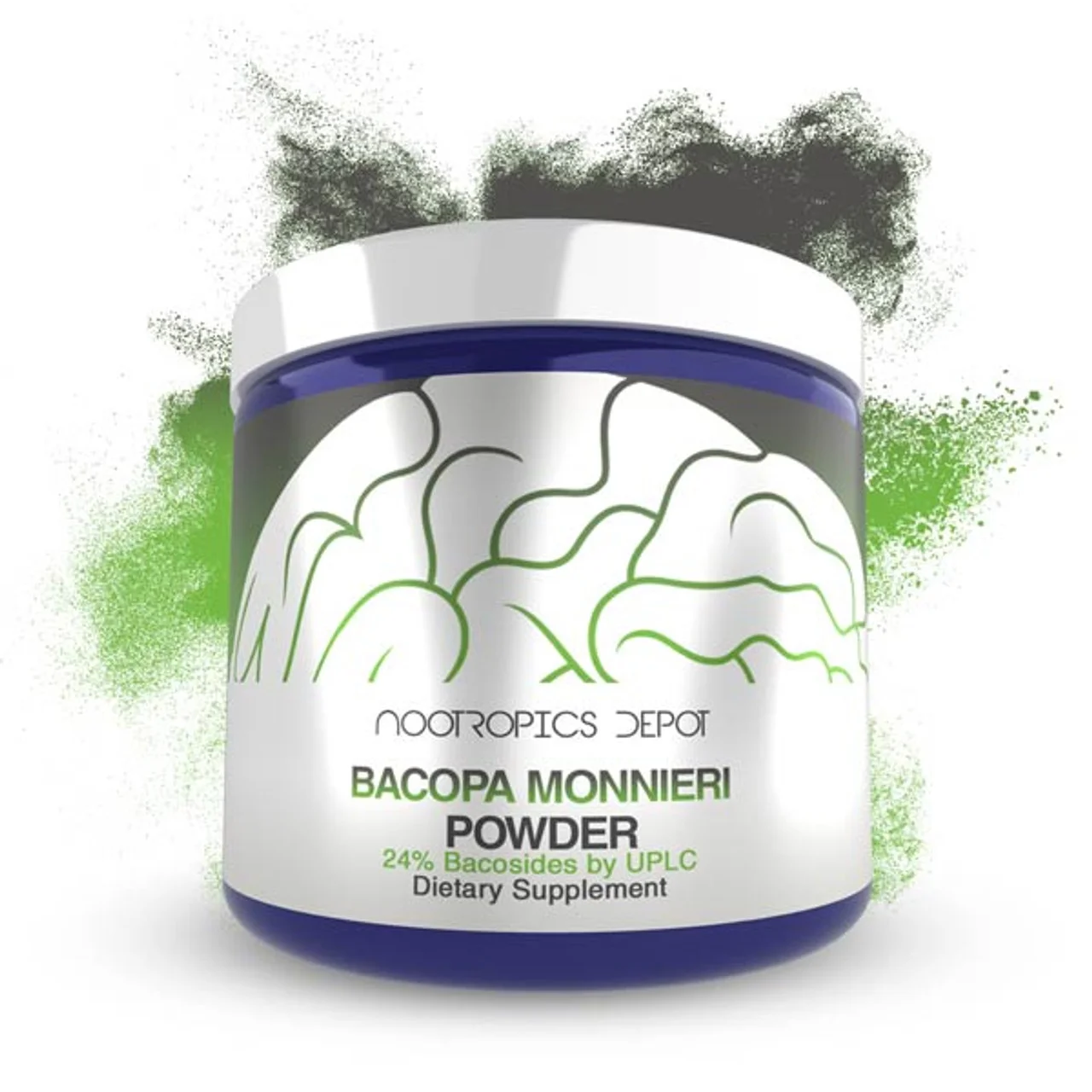 Bacopa Monnieri Powder | 24% Bacosides — image 1 of 6