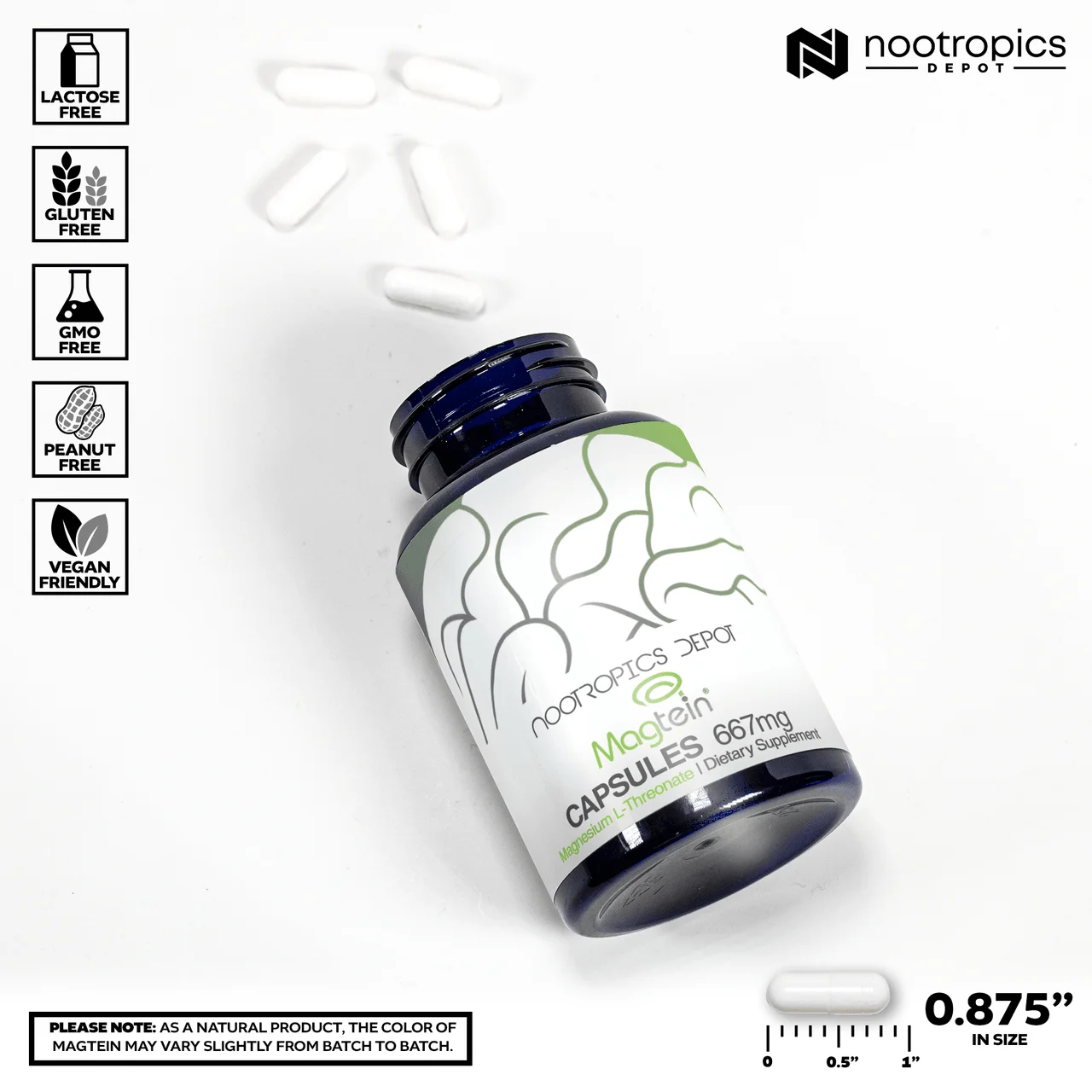 Magtein Magnesium L-Threonate Capsules — image 2 of 6