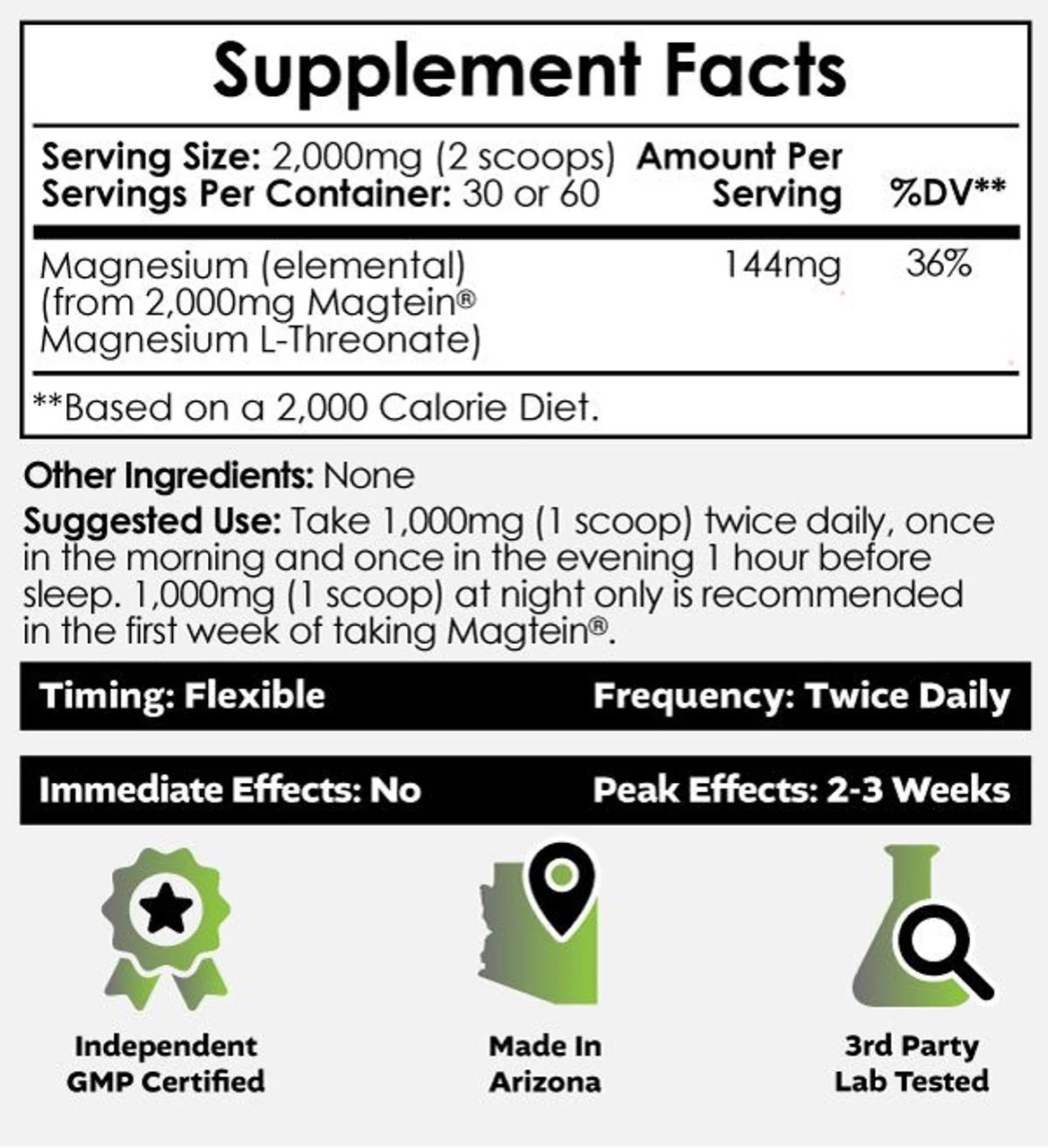 Magtein Magnesium L-Threonate Powder — image 2 of 4