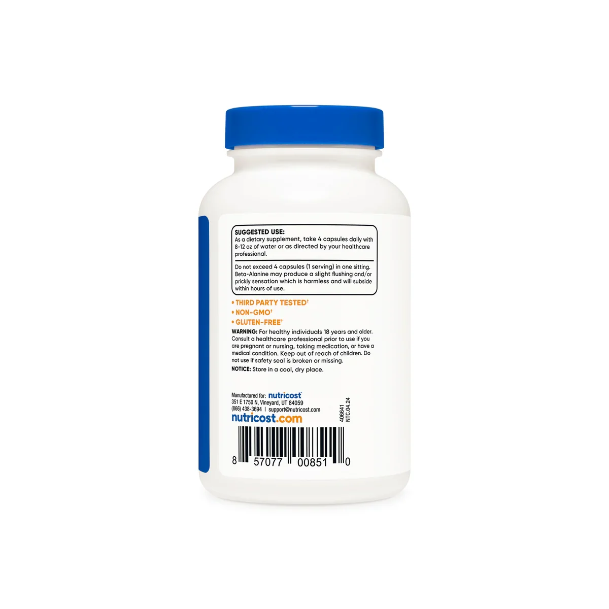 Beta-Alanine Capsules — image 2 of 2
