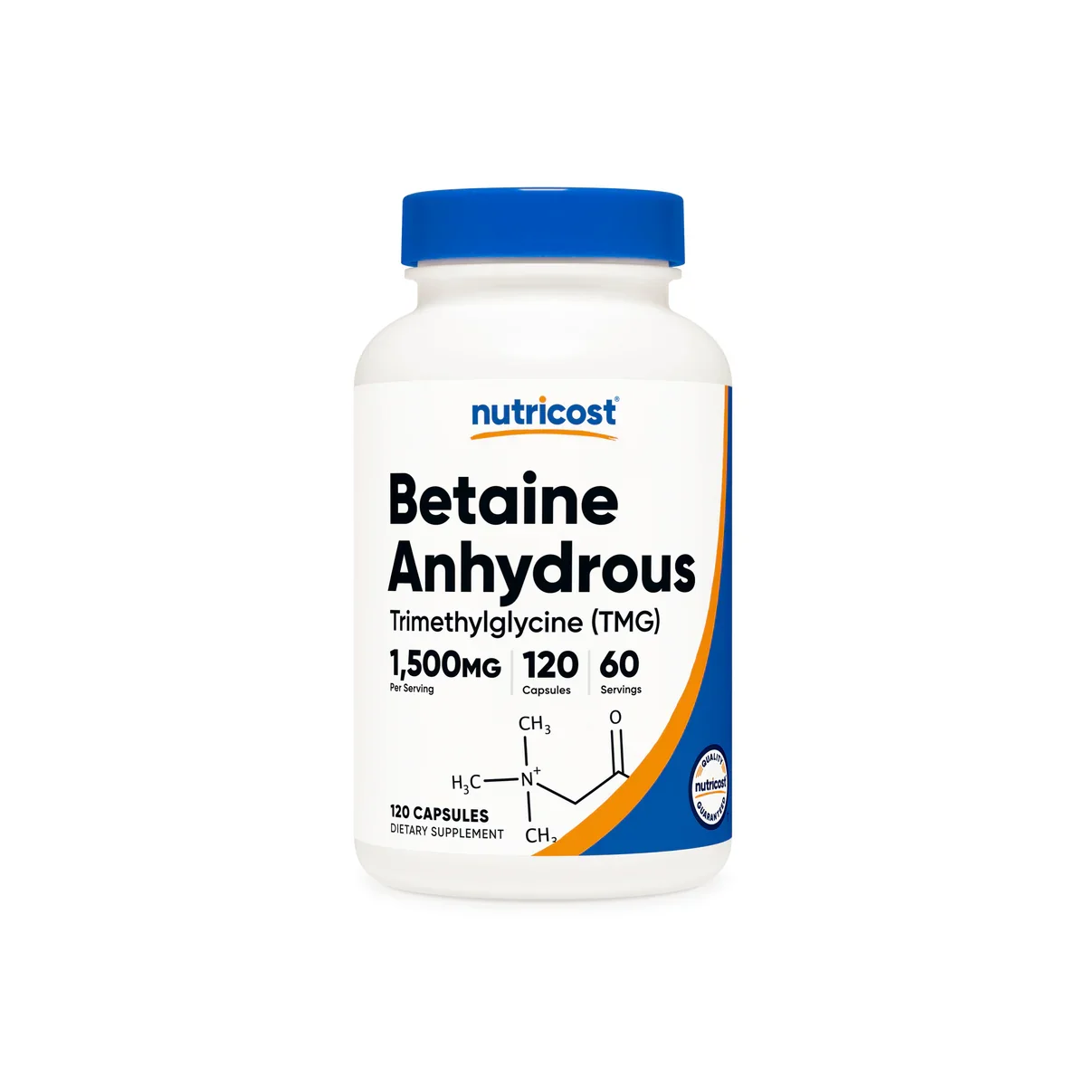 Betaine Anhydrous (TMG) Capsules — image 1 of 1