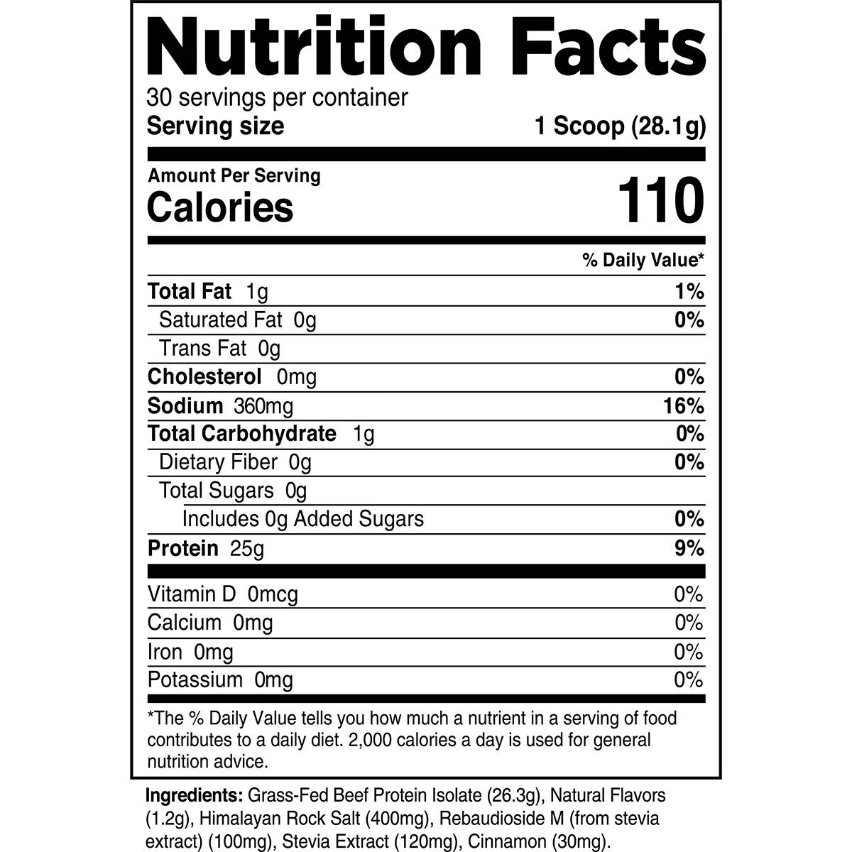 Grass-Fed Beef Protein Isolate — image 2 of 2